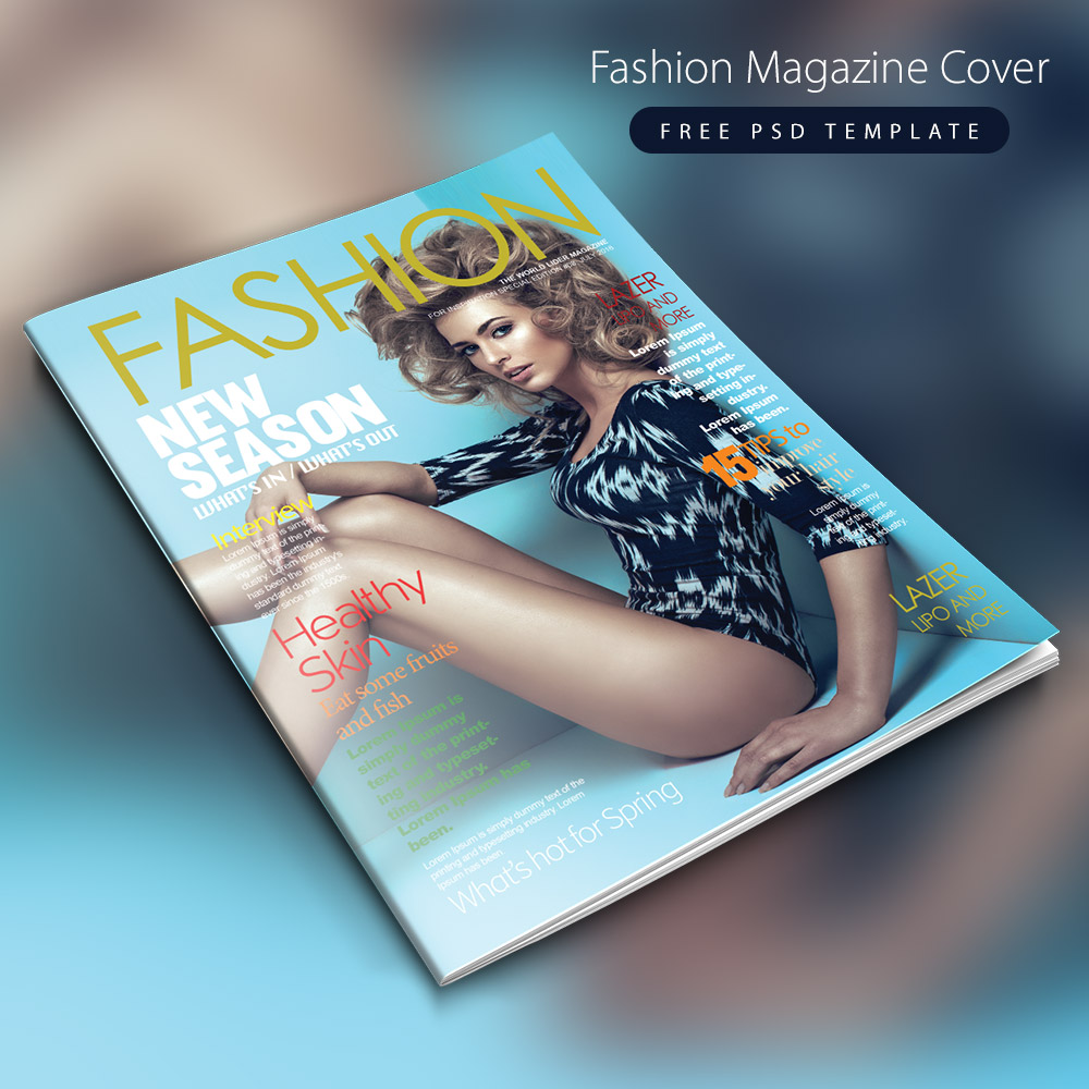 Fashion Magazine Cover Templates Free